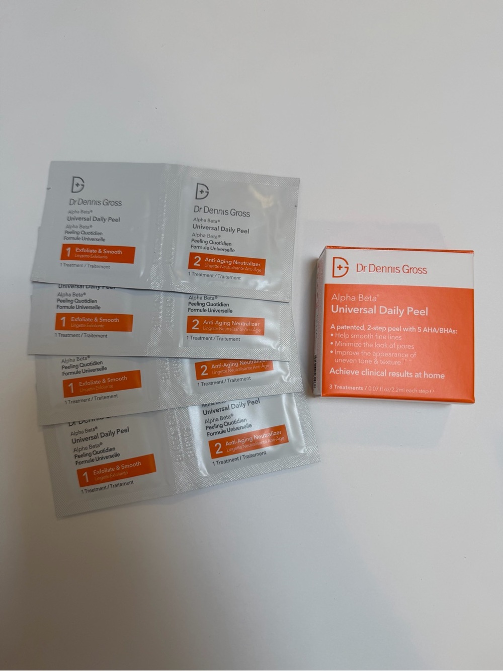 Dr. Dennis Gross Alpha Beta Universal Daily Peel (4) NWOT